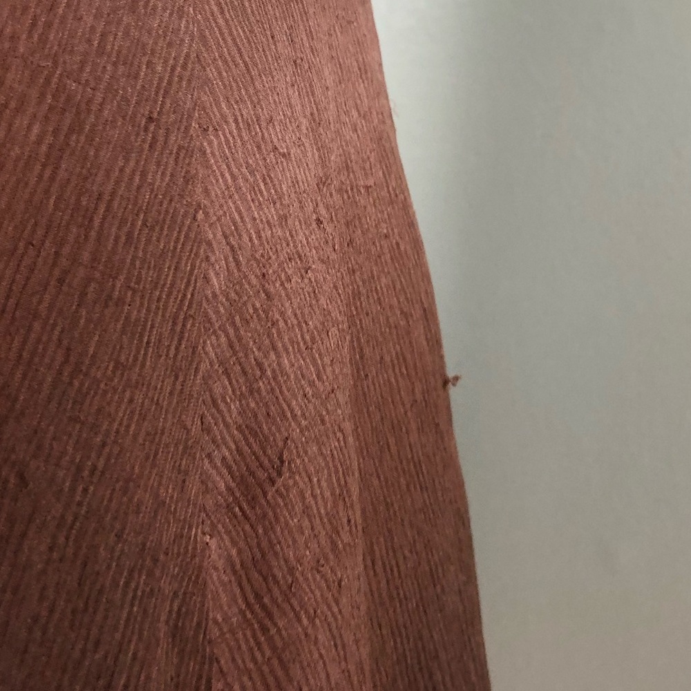 Oliver by Valentino Silk Mini Skirt Ombre Brown 12 - Picture 4 of 6